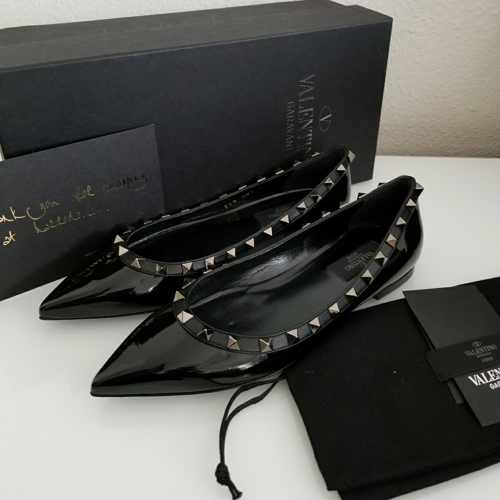 Valentino rockstud flats
